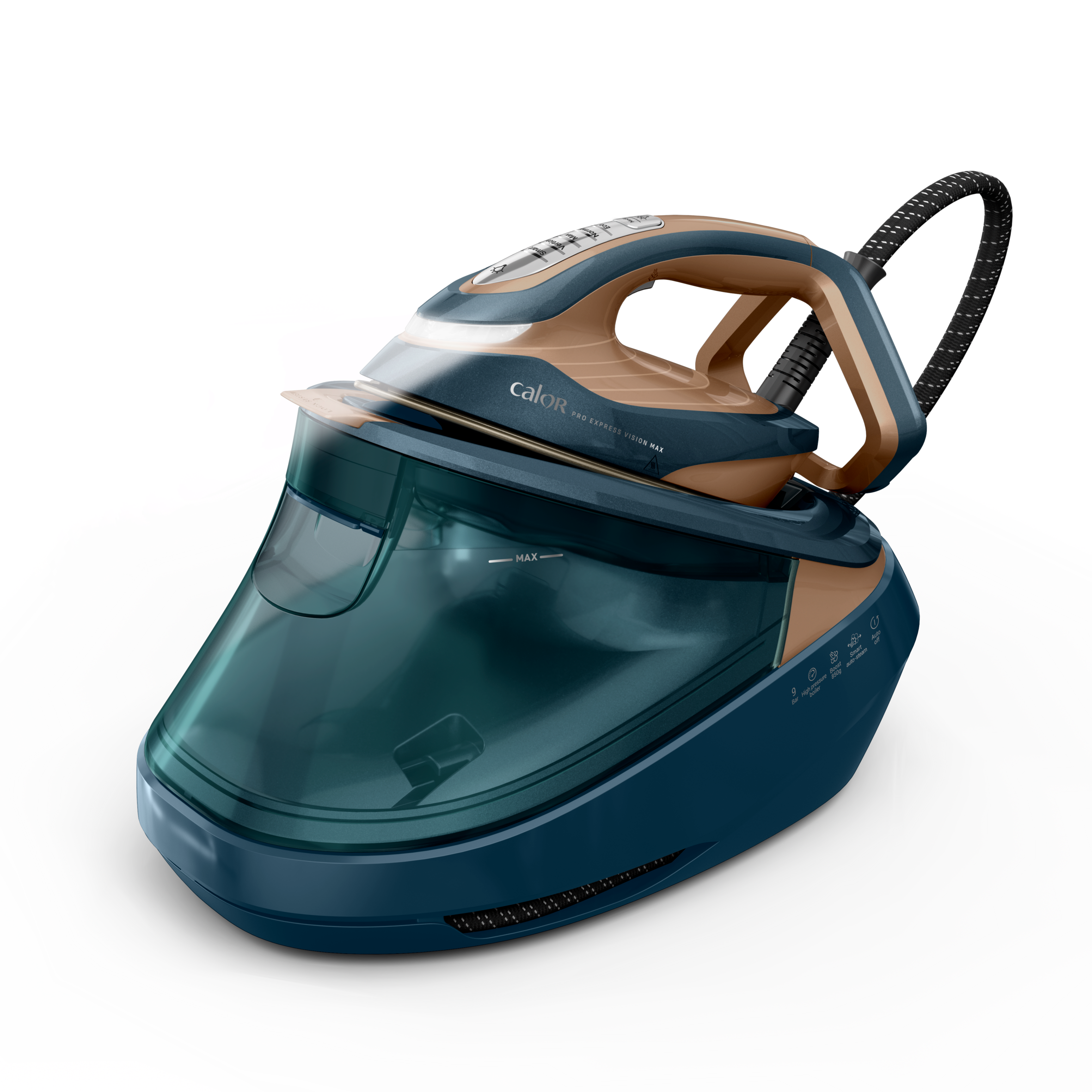 Pro Express Vision Max GV9920C0 Centrale vapeur - 9 bars - 850 g/min - 5 préréglages
