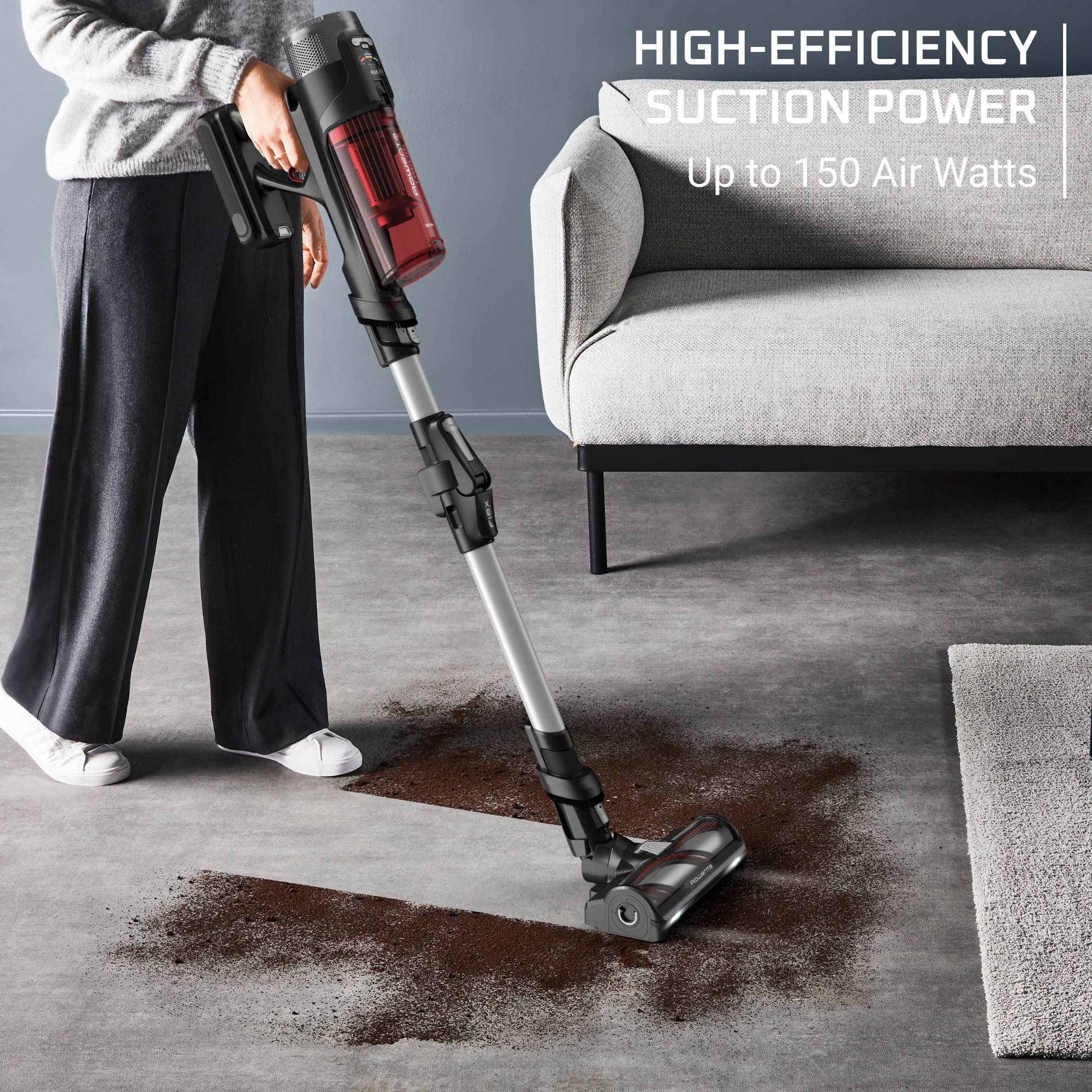 X-Force Flex 13.60 Complete RH9A93E0 Steelstofzuiger - 150 AirWatts - 60 min autonomie - Huisdiermodel