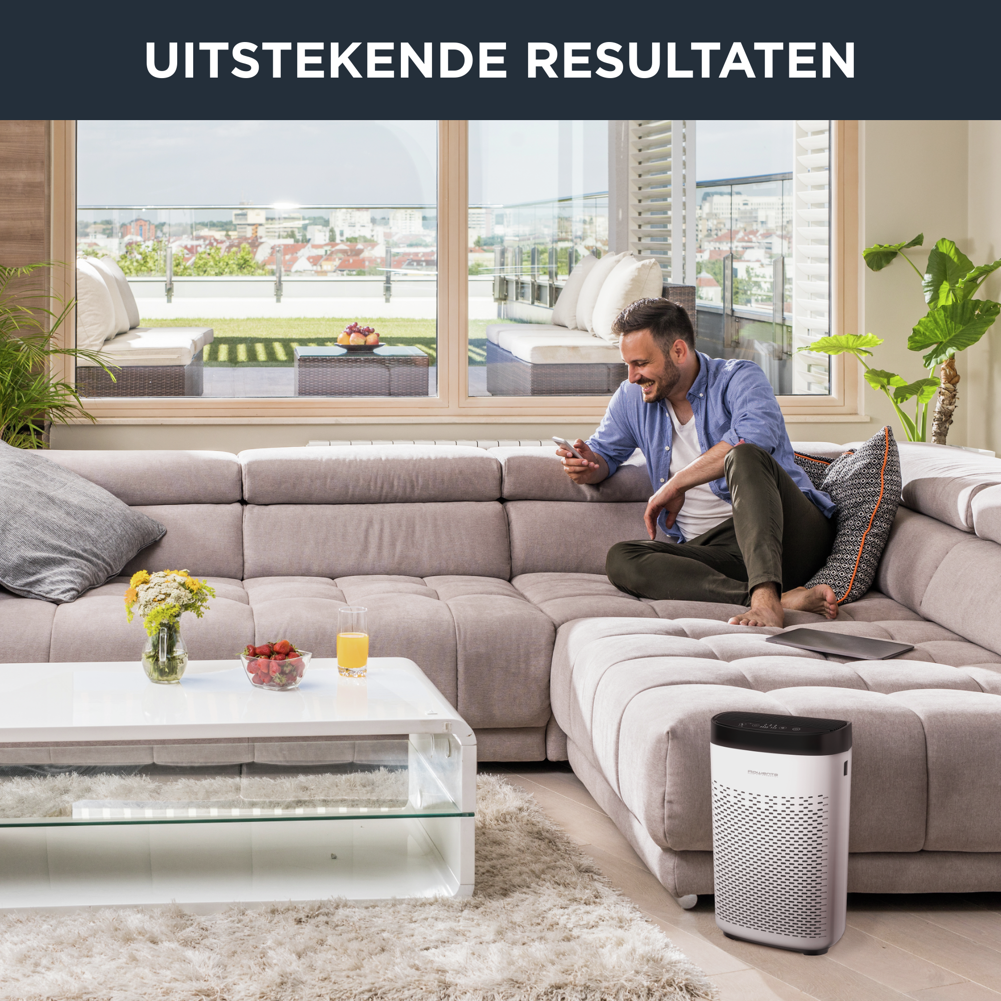 Pure Air Essential PU2530 Luchtreiniger - 3 filtratieniveaus - Efficiëntie: tot 99,99%