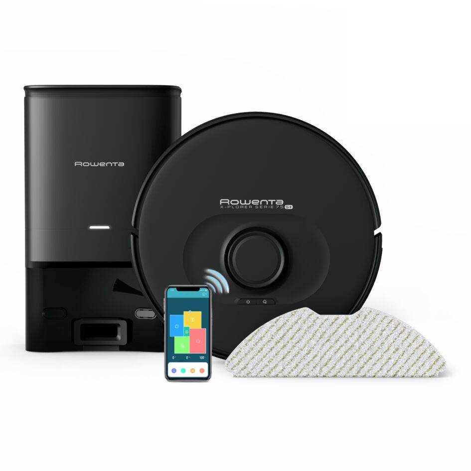 X-Plorer Serie 75S+ RR8585 Robotstofzuiger met automatisch leegstation - 2.700Pa - Technologie: Camera + Laser