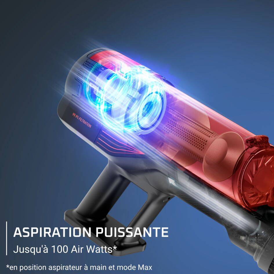 X‑Force 8.80 RH1871E0 Aspirateur balai - 100&nbsp;AirWatts - 45 min d'autonomie