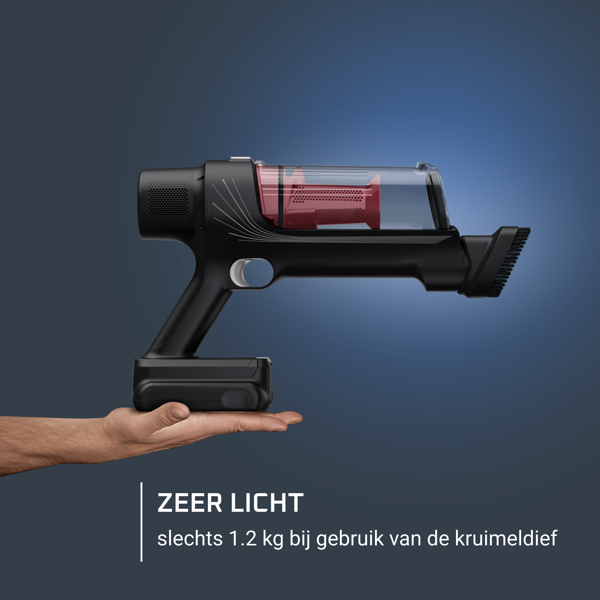 X-Pert 7.60 Animal RH6A73 Steelstofzuiger - 30 AirWatt - 45 min autonomie - 0,44L