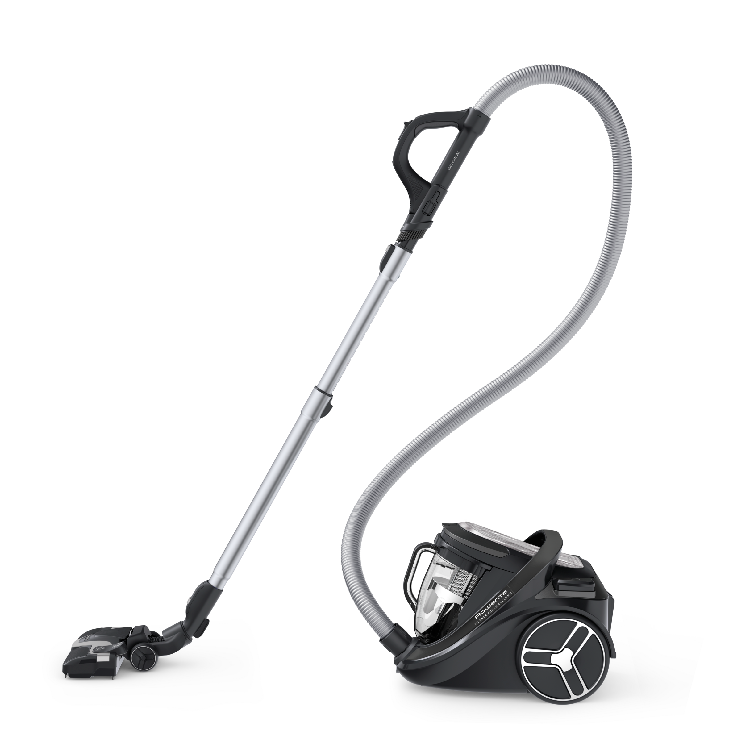 Silence Force EffiTech RO7935 Stofzuiger zonder zak - 500W - Ultra stil: 59dB - Parketborstel