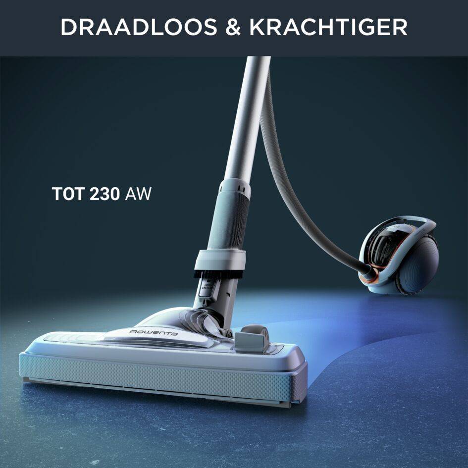 X-Ô IX7777 Draadloze stofzuiger - 230 AirWatt - 180 min autonomie (2 batterijen) - 1,0L