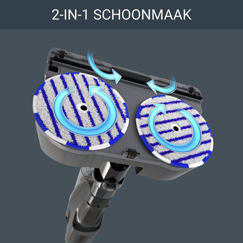 X-Combo Allergy GZ3038 Vloerreiniger - 21,6V - AeroSpin technologie