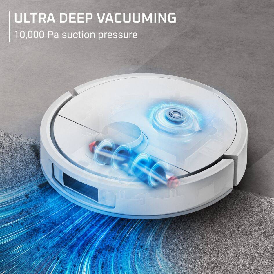 X-Plorer Serie 580 Max RR9547E0 Aspirateur robot Wet & Dry - Nettoyage automatique - 10.000Pa - Technologie laser