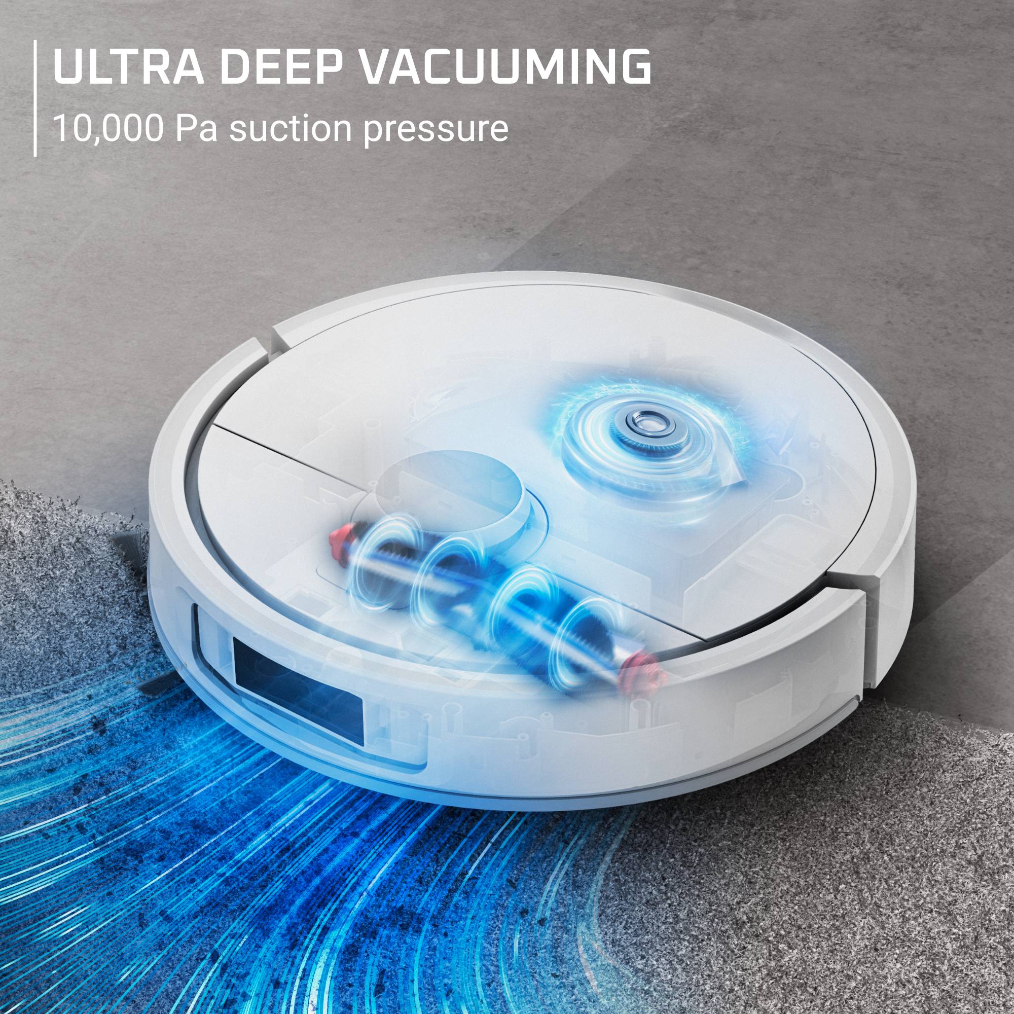 X-Plorer Serie 580 Max RR9547E0 Aspirateur robot Wet & Dry - Nettoyage automatique - 10.000Pa - Technologie laser