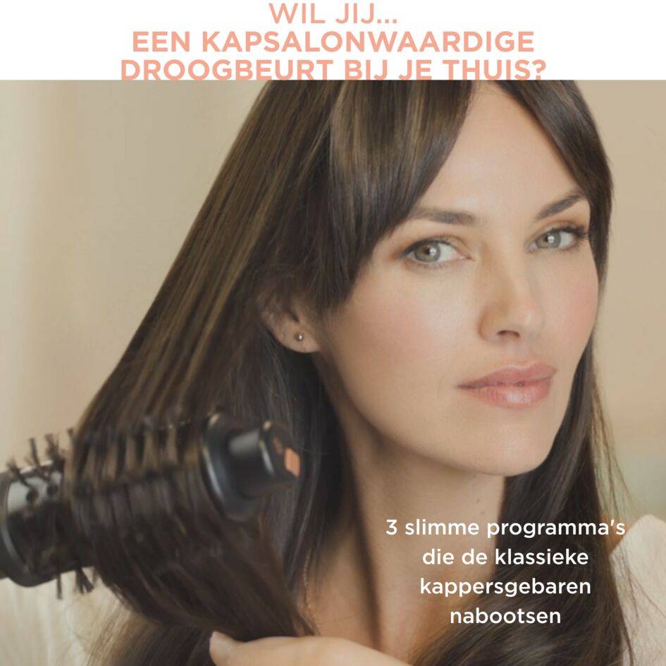 Ultimate Experience CF9625 Warmelucht borstel - 750W - 3 borstels