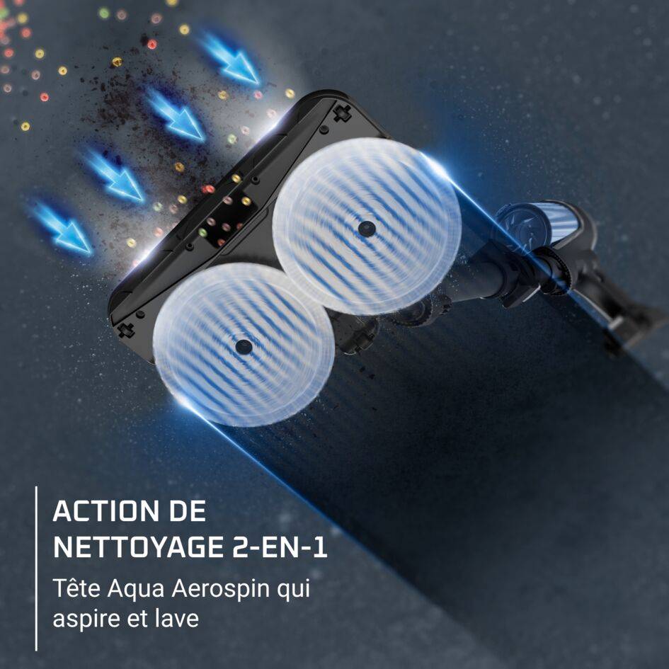 X-Force Flex 13.60 Aqua RH9AD1 Aspirateur balai - 150 AirWatts - 60 min d'autonomie - 0,65L