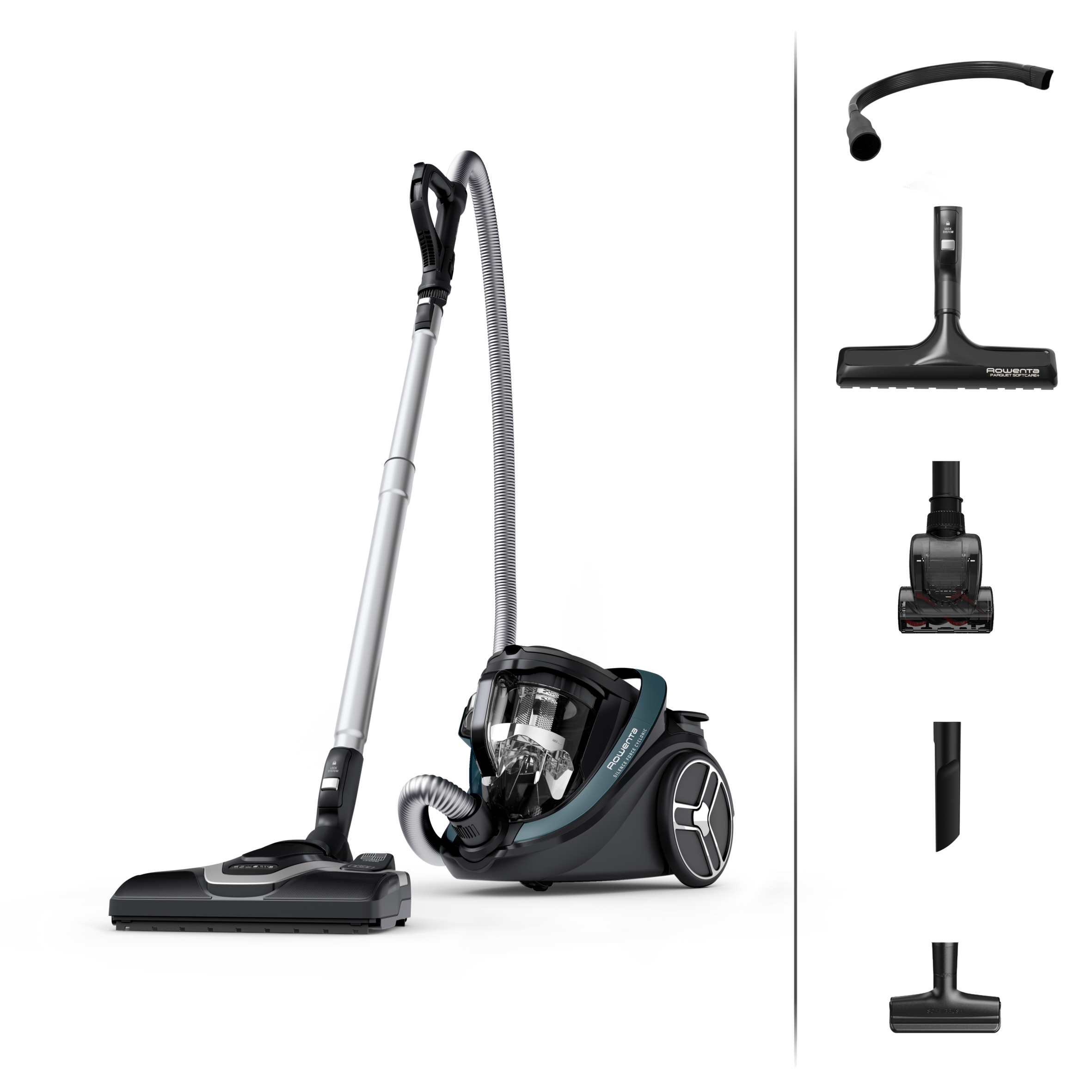 Silence Force Cyclonic Effitech® Total Clean stofzuiger zonder zak RO7961EA Rowenta