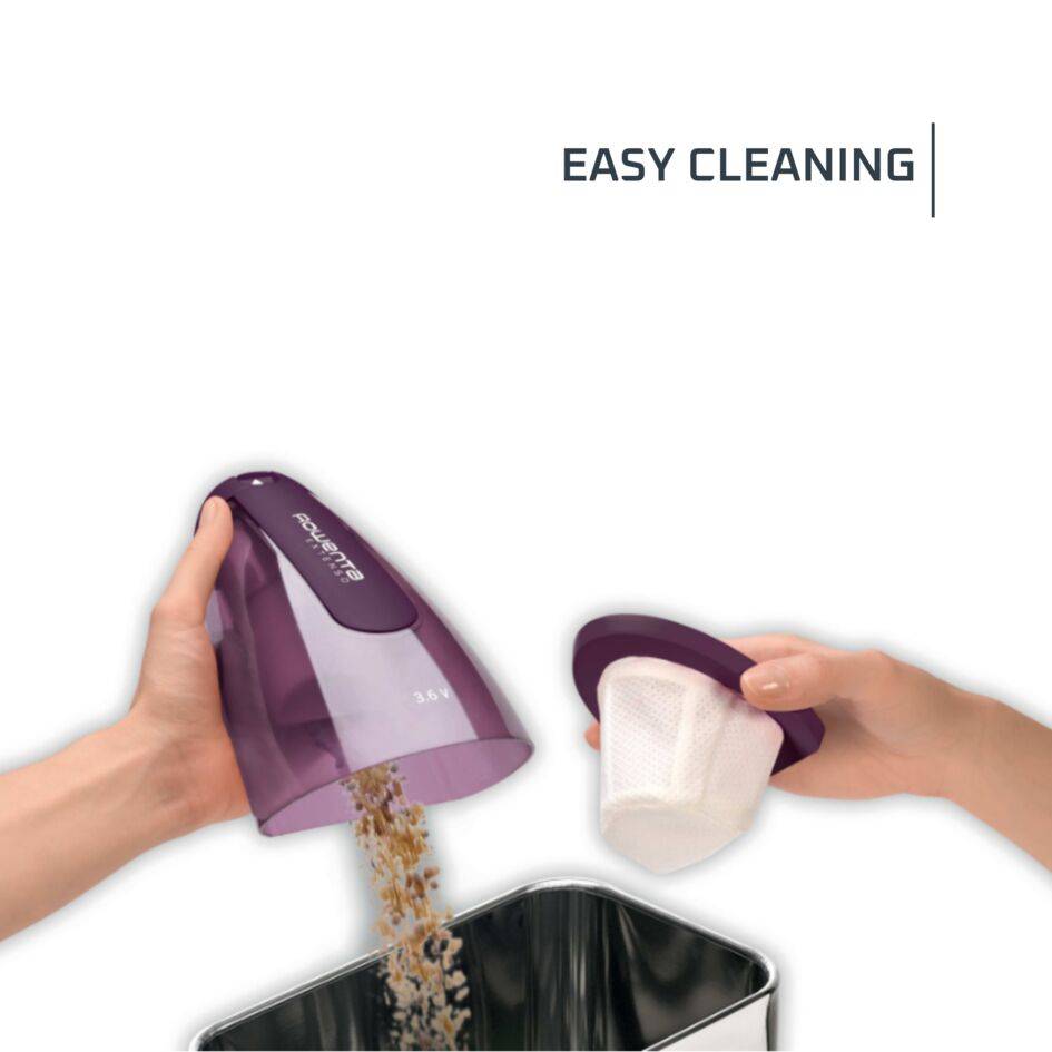 Extenso Handheld Vacuum Cleaner, 3.6V Battery, 10-Minute Running Time, 375 ml Dust Container