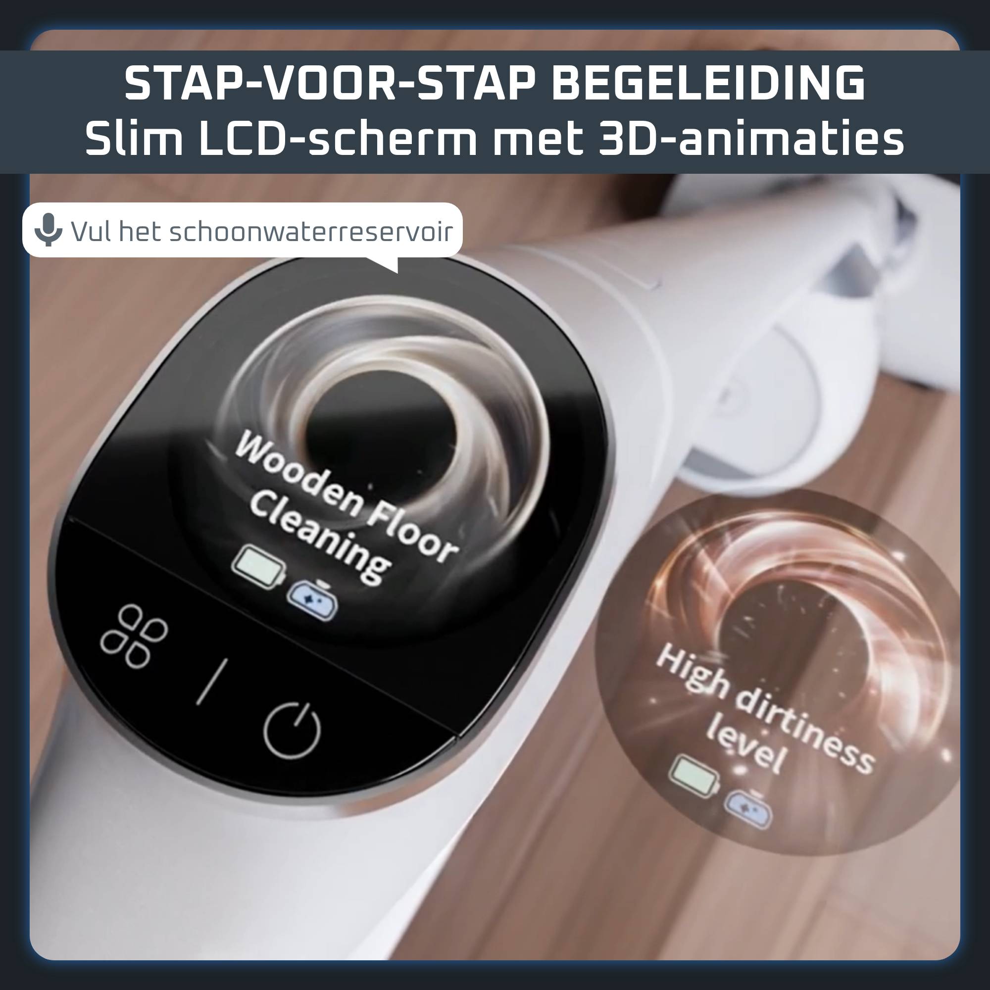 X‑Clean 12 GZ7257E0 2-in1 Vloerreiniger & Stofzuiger - 65 min autonomie - Automatische reiniging van borstel