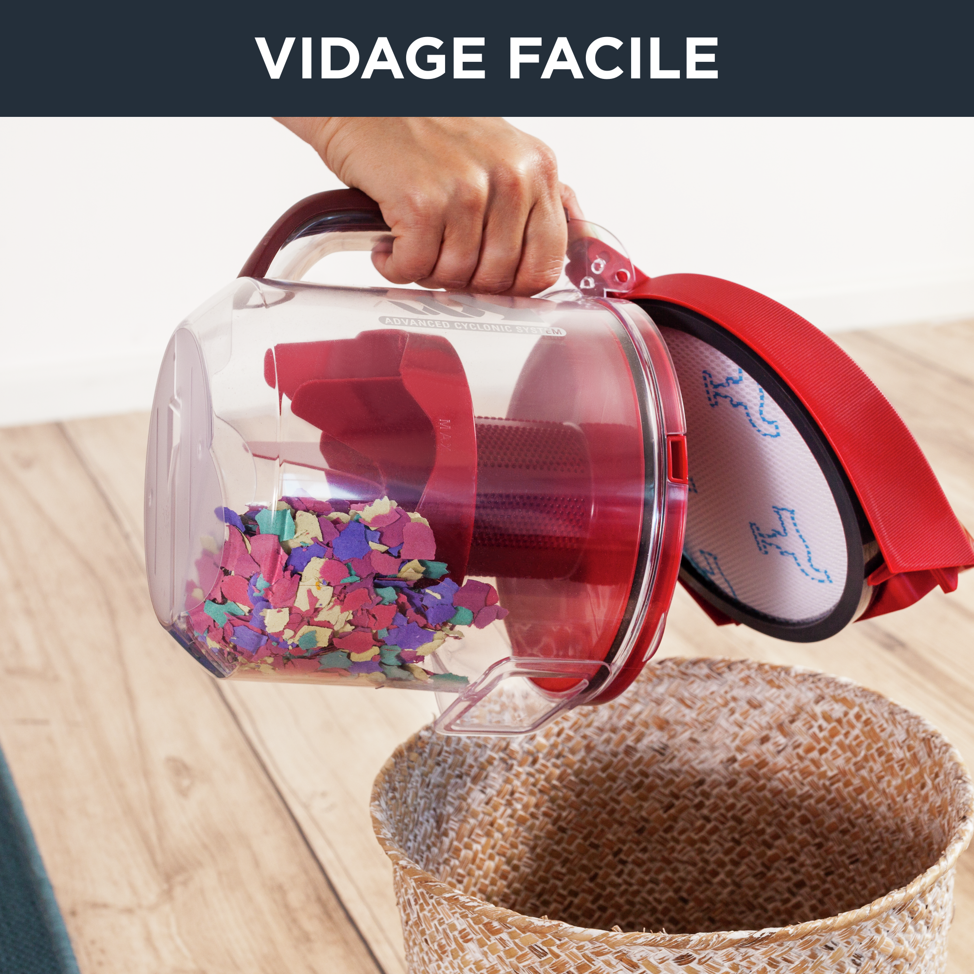 Compact Power XXL RO4853 Aspirateur sans sac XXL - 550W + 3 accessoires