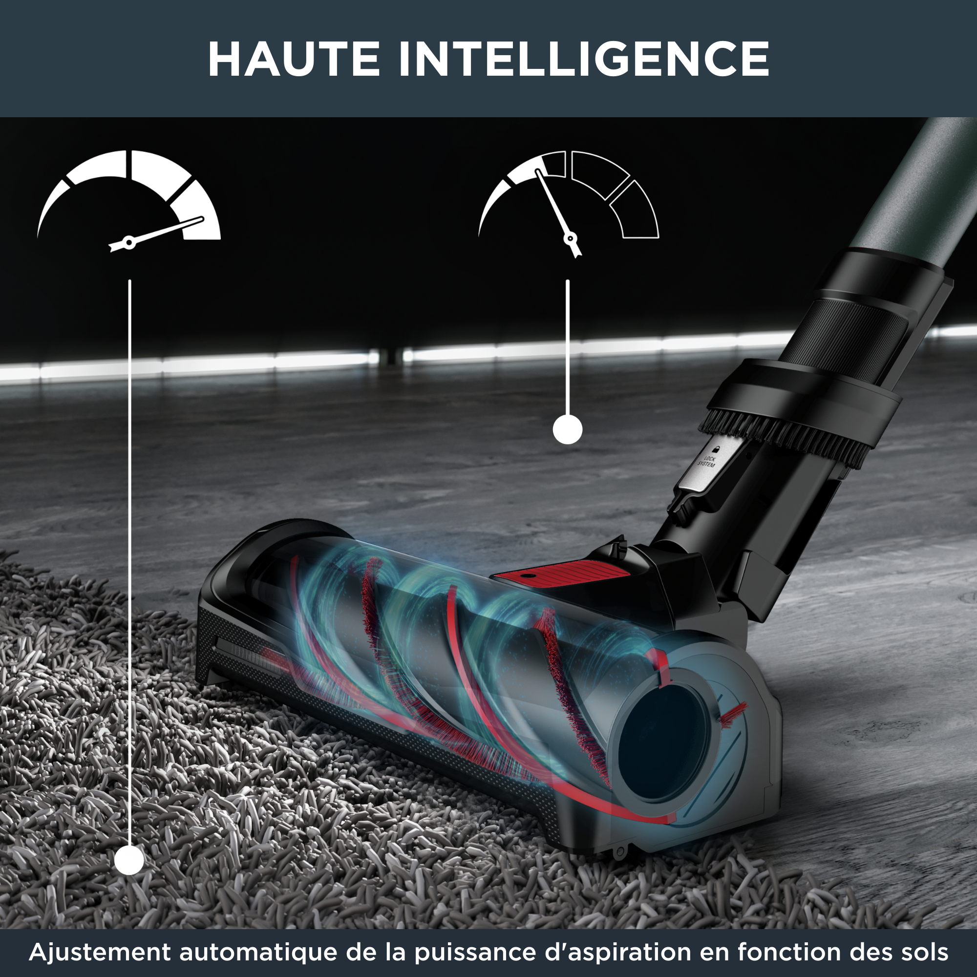 X-Force Flex 12.60 RH98A8 Aspirateur balai - 150 AirWatts - 45 min d'autonomie - 0,9L