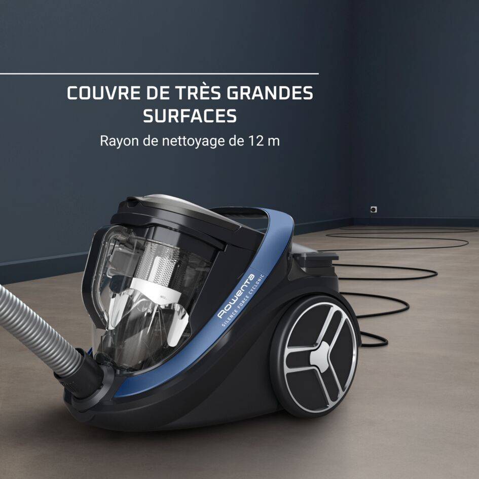 Aspirateur sans sac Silence Force Cyclonic Effitech RO7971EA Rowenta