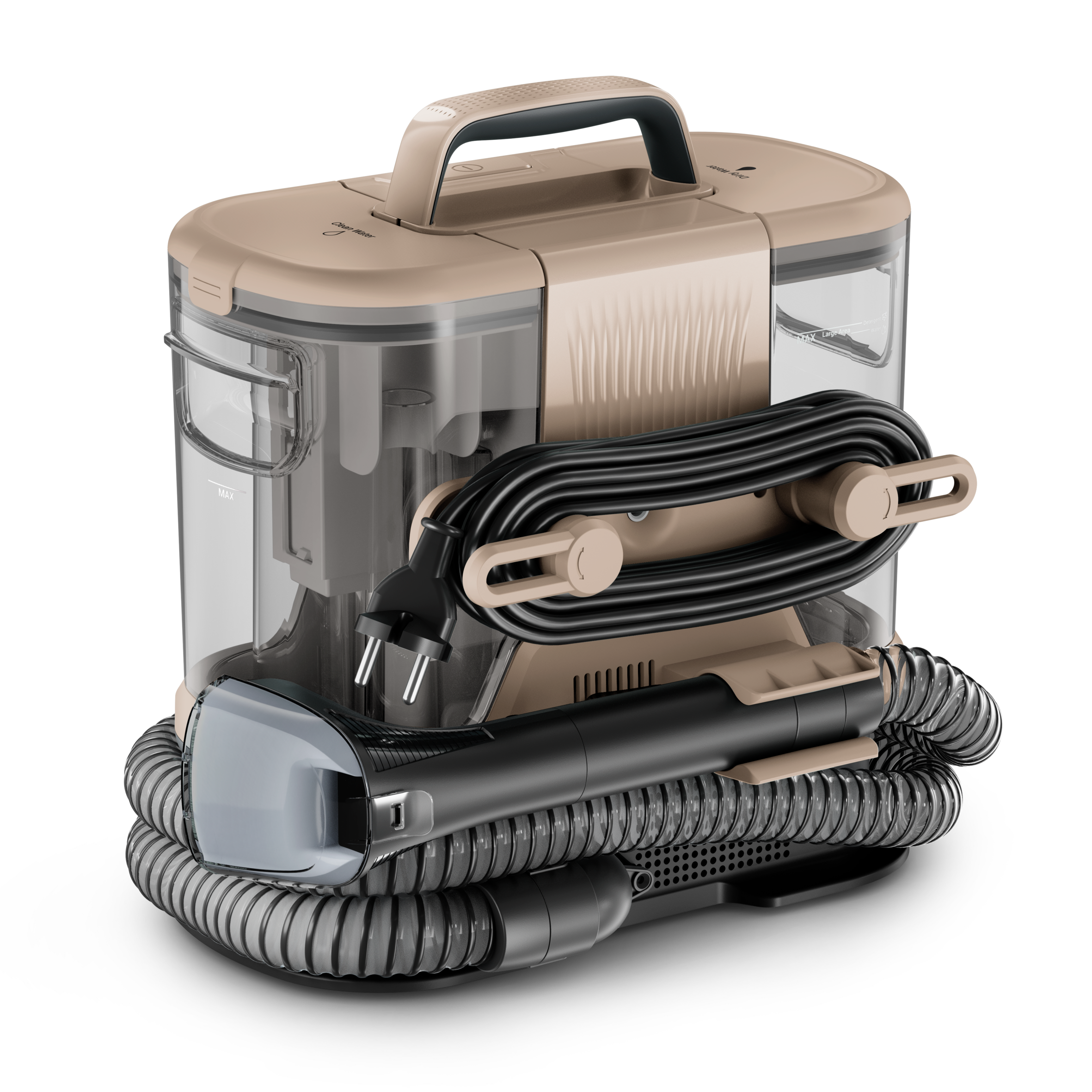 Clean It Compact IN3010F0 Nettoyeur de tapis et tissus - Shampouineuse - 2 accessoires