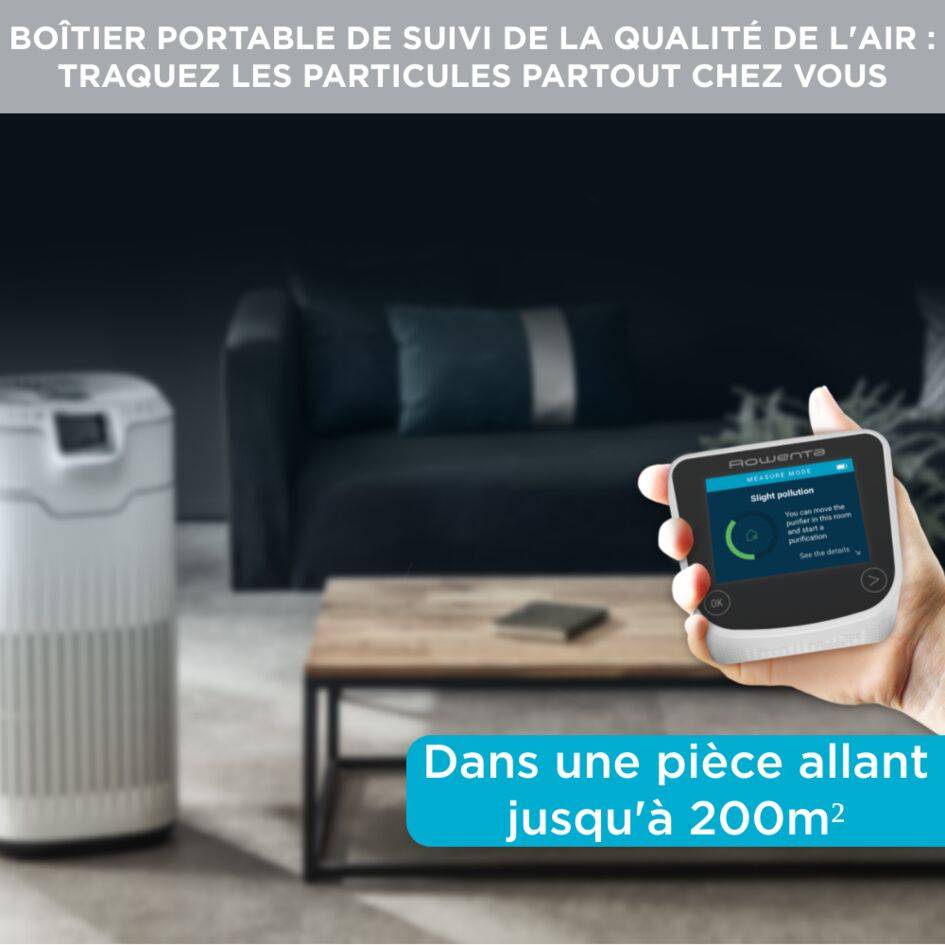 Pure Home PU8080 Purificateur - 4 niveaux de filtration - Efficacité : jusqu'à 100%