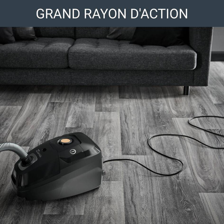 Green Force EffiTech Silence RO6189 Aspirateur avec sac - 400W - Silencieux : 64dB - Brosse parquet + Mini turbobrosse