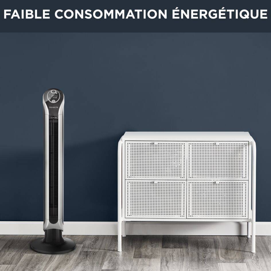 Eole Infinite VU6670 Ventilateur colonne - Vitesse d'air : 3,0 m/sec - 3 vitesses - Silencieux : 43 d(B)