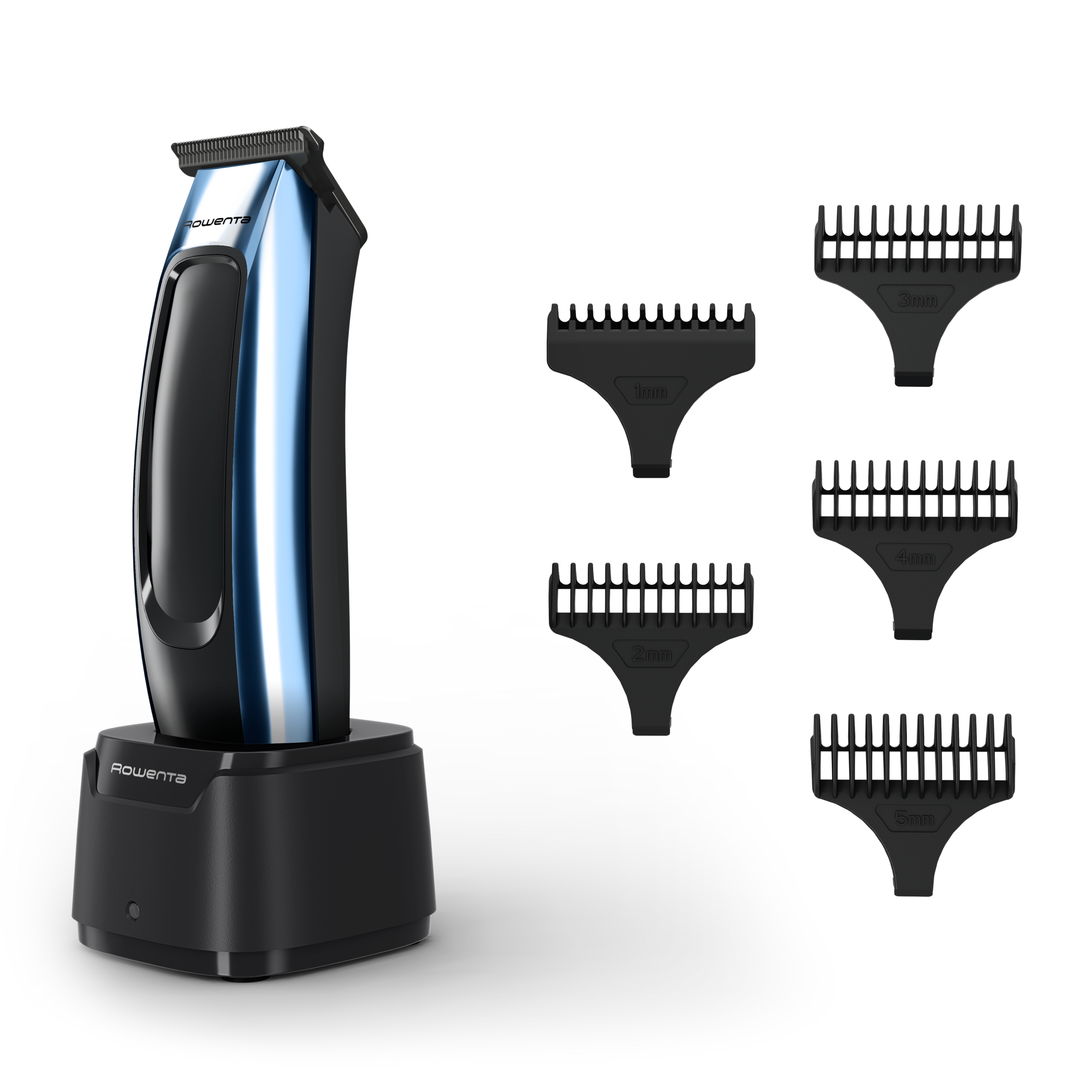 Barber Experience, nauwkeurige trimmer voor mannen, T-mes, koolstof (DLC) coating