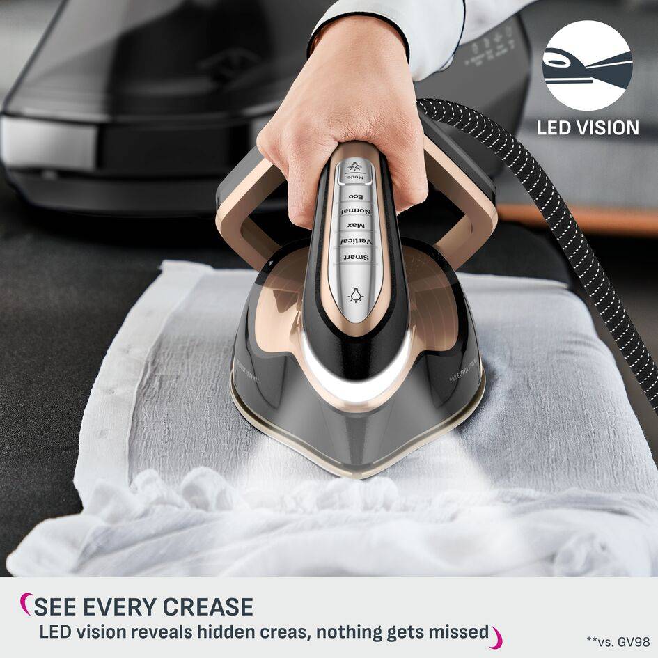 Pro Express Vision GV9909C0 Centrale vapeur - 9 bars - Pressing 210g/min - 5 préréglages