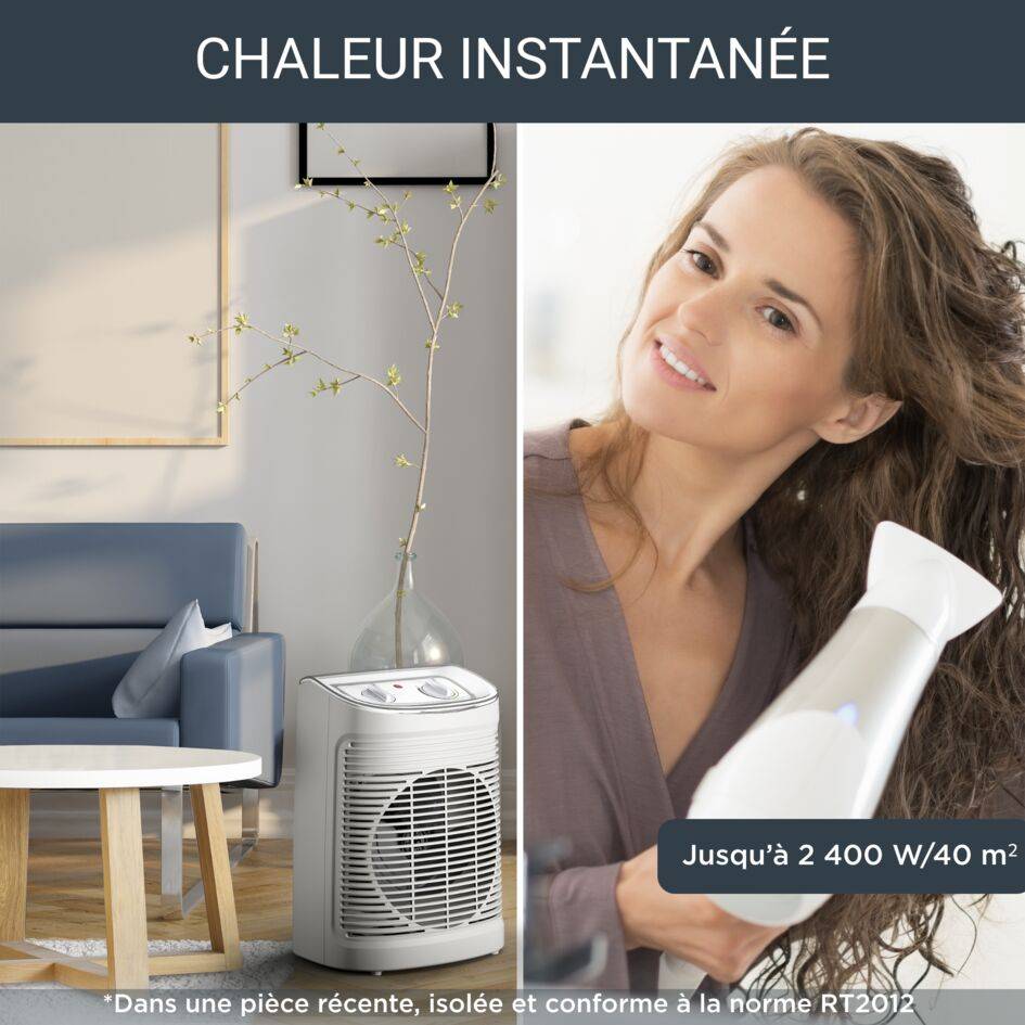 Instant Comfort Aqua SO6510 Chauffage d'appoint de salle de bain