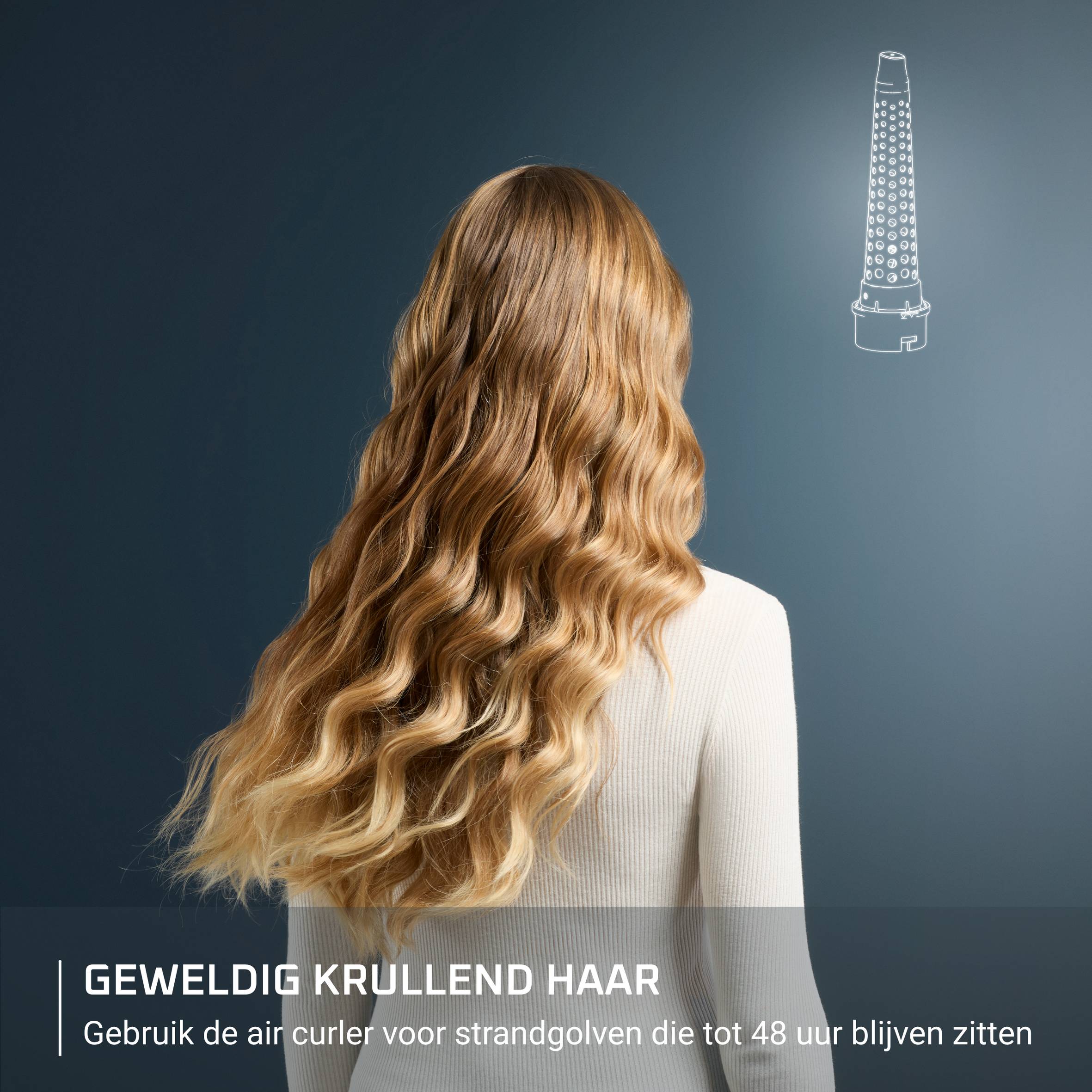 Air Shape UB9820 Multistyler warmelucht borstel – 3 snelheden/temperaturen – Keramische coating