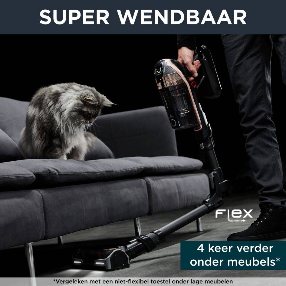 X-Force Flex 15.60 RH99F1 Steelstofzuiger - 230 AirWatt - 80 min autonomie - 0,9L - GEREVISEERD