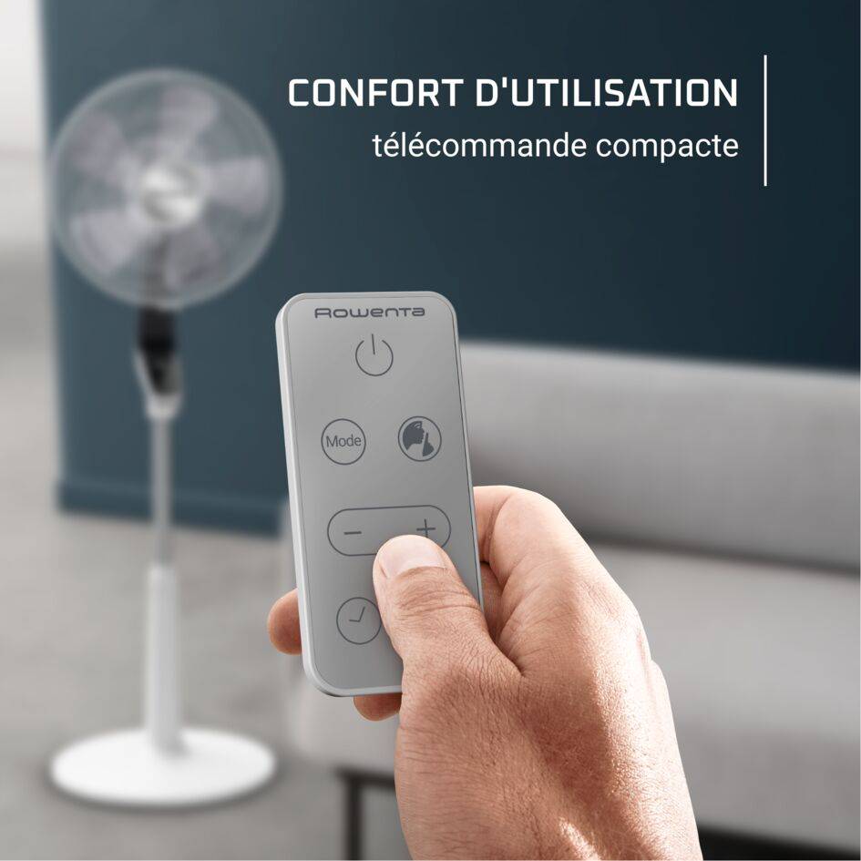 Turbo Silence Extreme VU5690 Ventilateur sur pied - Débit d'air : 72 m³/min - 14 vitesses - Ultra-silencieux : 32 d(B)