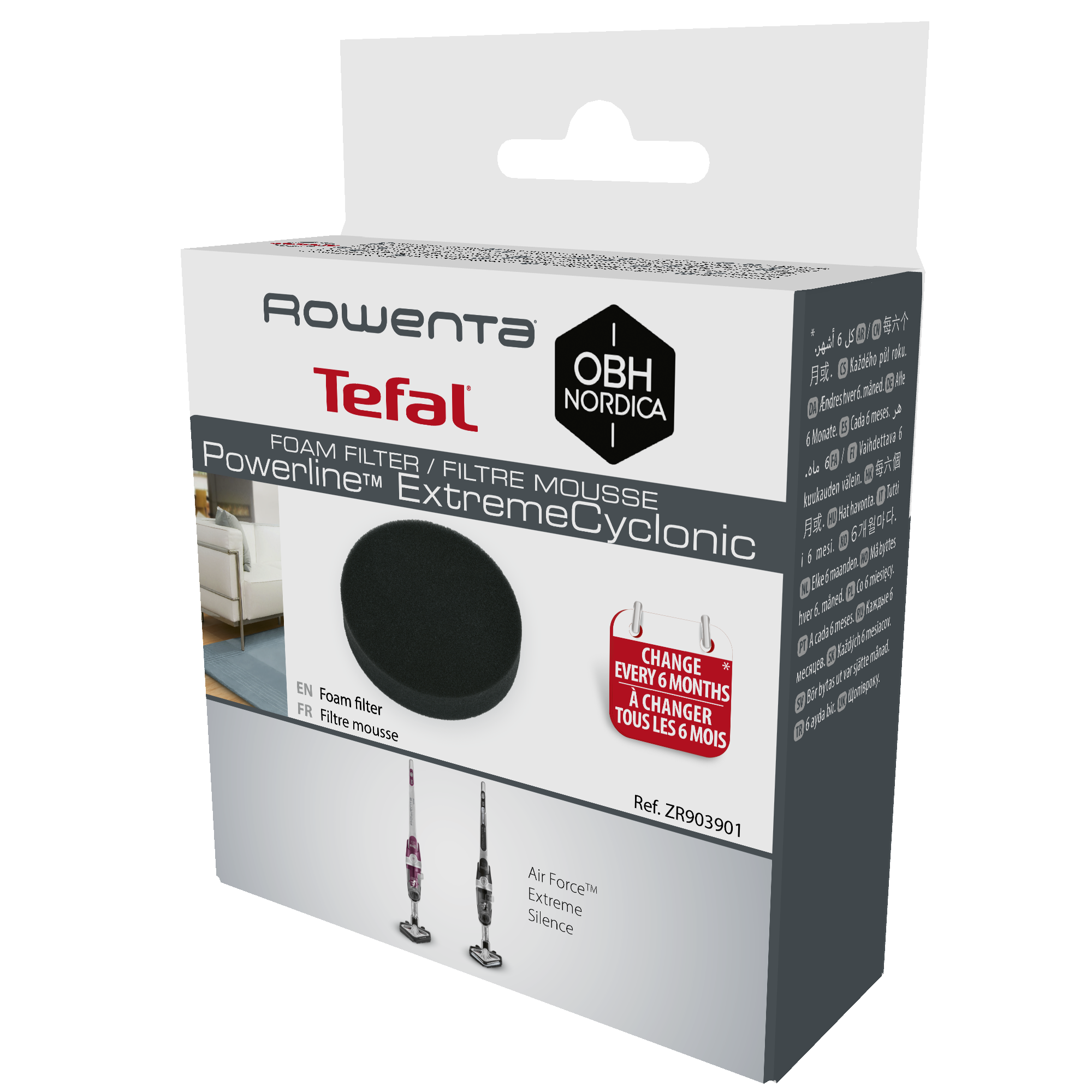 Filtre mousse aspirateur ZR903901