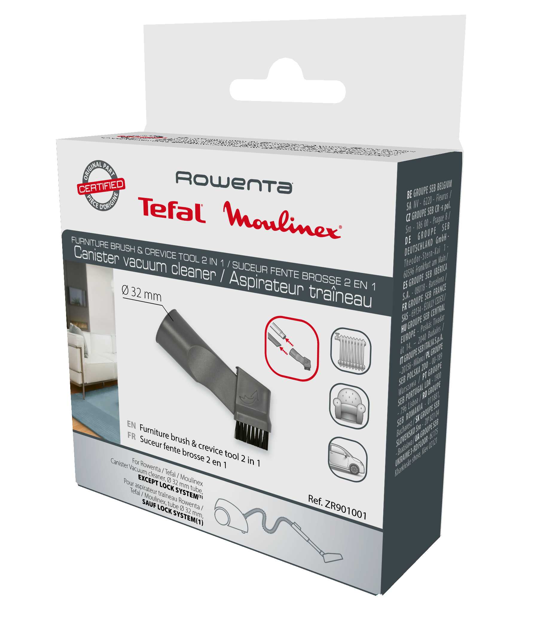 Suceur étroit avec brosse ZR901001