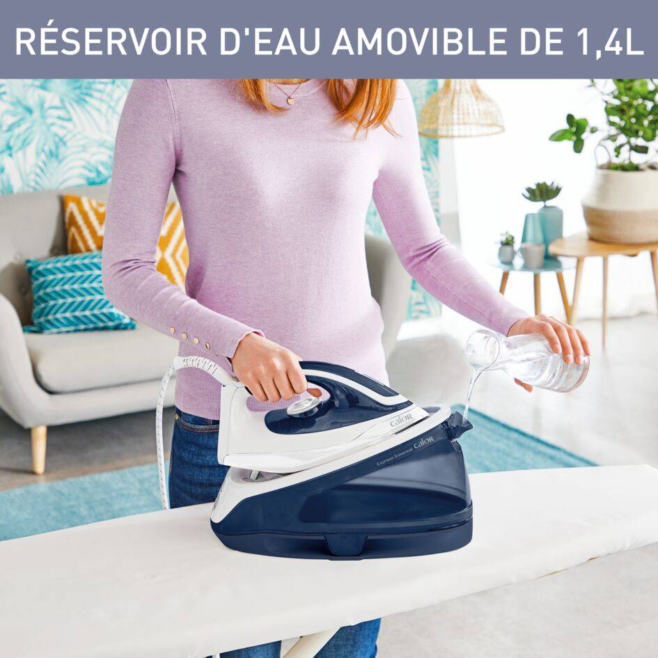 RECONDITIONNE - Express essential SV6116C0 - Centrale vapeur - 5,3 bars - Débit vapeur 120g/min - Pressing 270 g/min