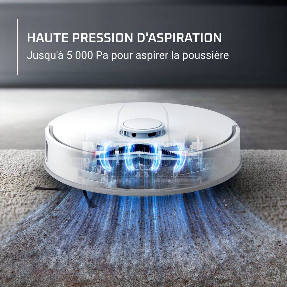 Aspirateur robot X-PLORER Serie&nbsp;140+, Modèle Animal & Allergy RR9197WH