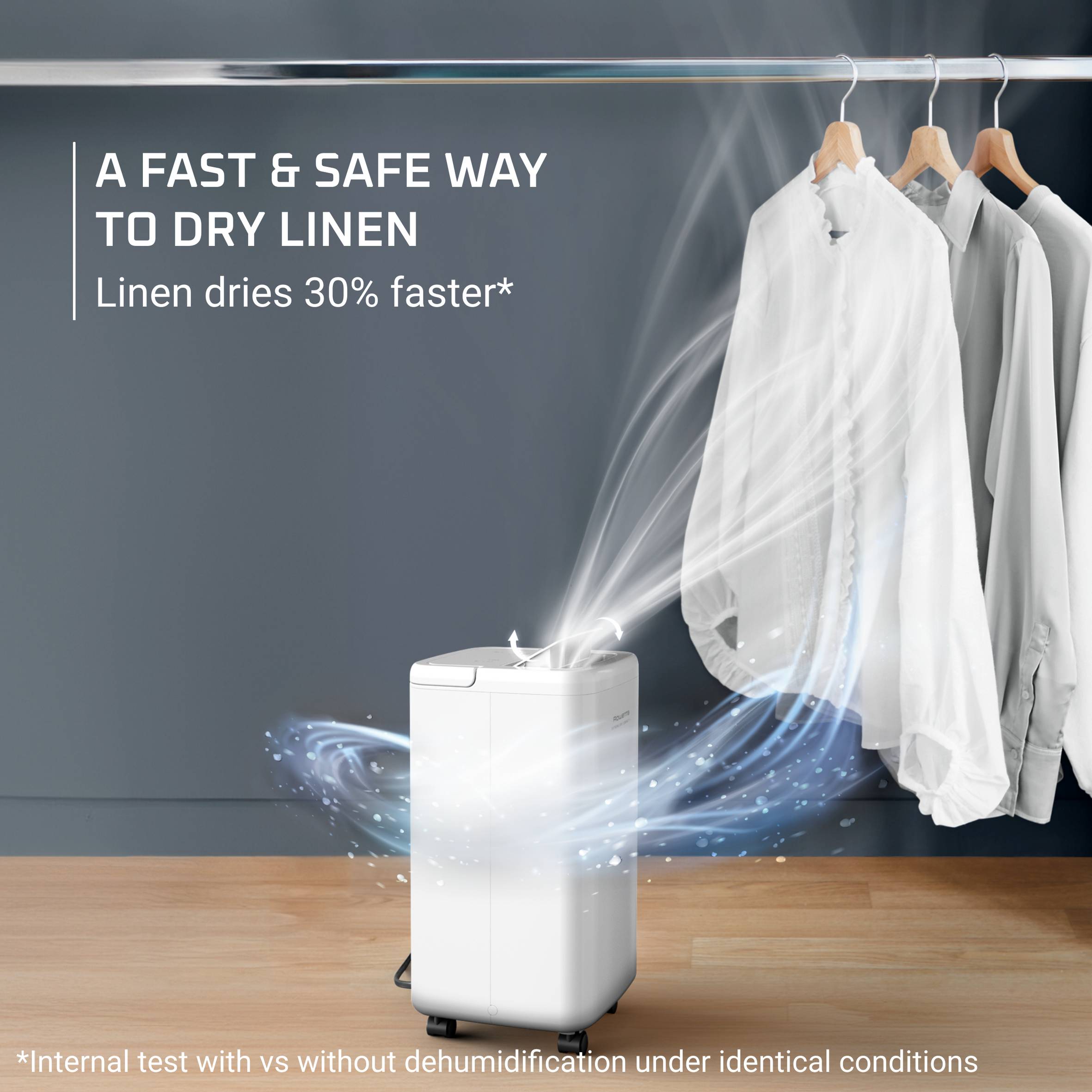 Extreme Dry Compact + DH5260 Ontvochtiger - 16 L/dag - Sneldrogend wasgoed