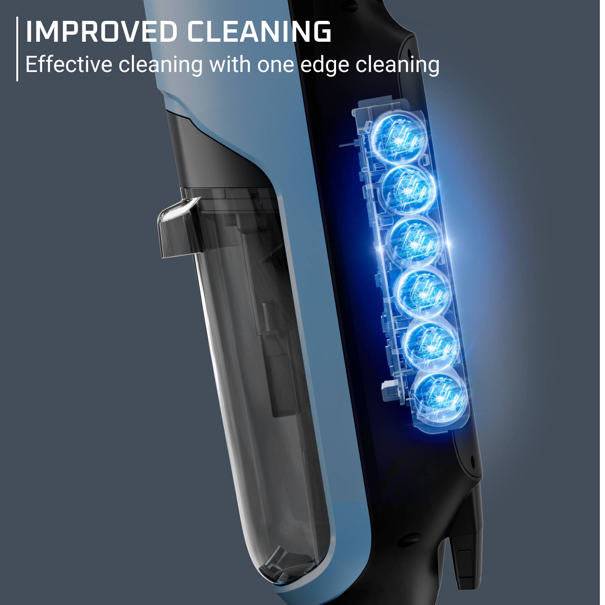 X-Clean 2, Aspirateur laveur sans fil, Nettoyage 2-en-1 pour un gain de temps assuré