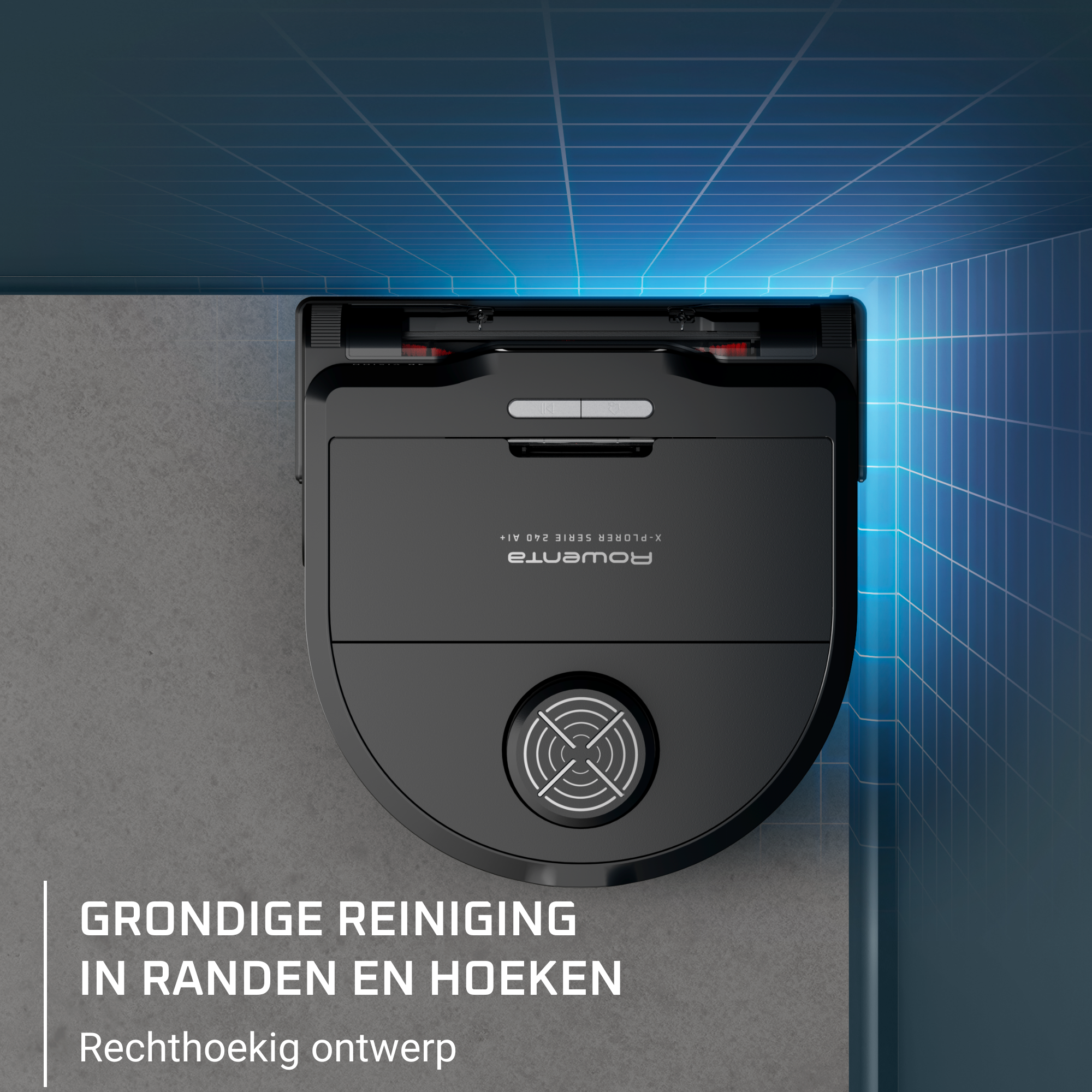 X-Plorer Serie 240+ AI RR9695 Robotstofzuiger met automatisch leegstation - 8.000Pa - Technologie: Camera + Laser