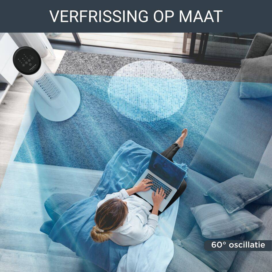 Eole Ultra VU6871 Kolomventilator - Luchtsnelheid: 3,2 m/sec - 5 snelheden - 52 d(B)