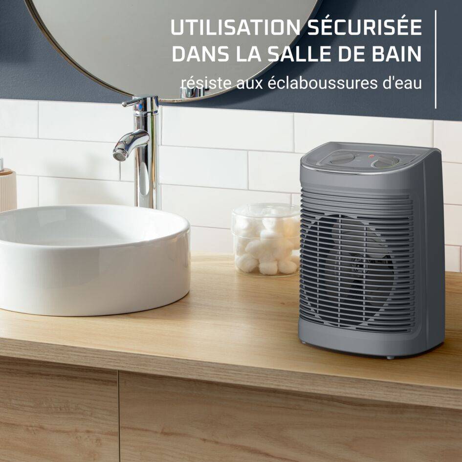 Instant Comfort Aqua SO6511 Chauffage électrique pour salle de bain - 2.400W - 2 vitesses