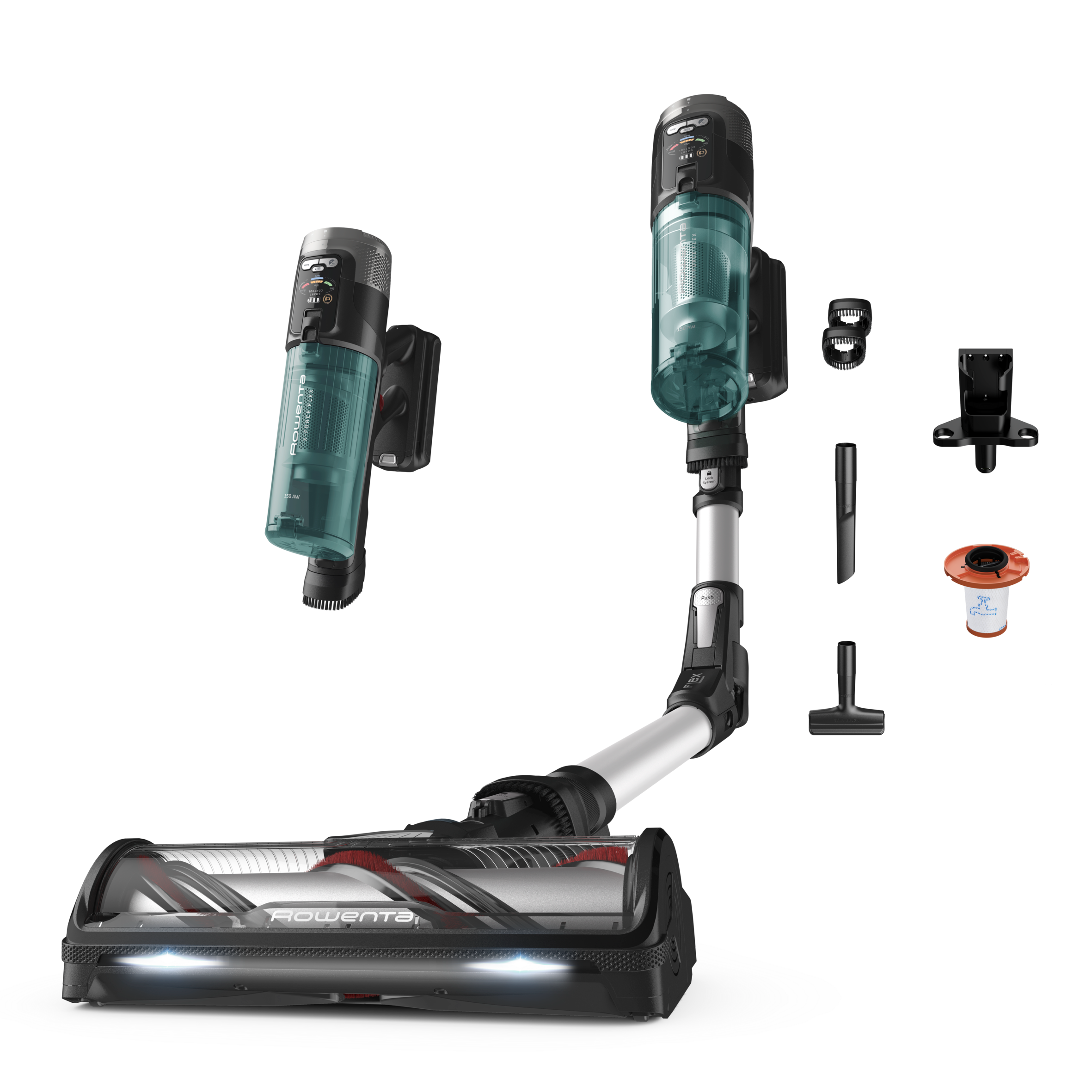 X-Force Flex 13.60 RH9A32WO, steelstofzuiger, allergiemodel, grondige reiniging