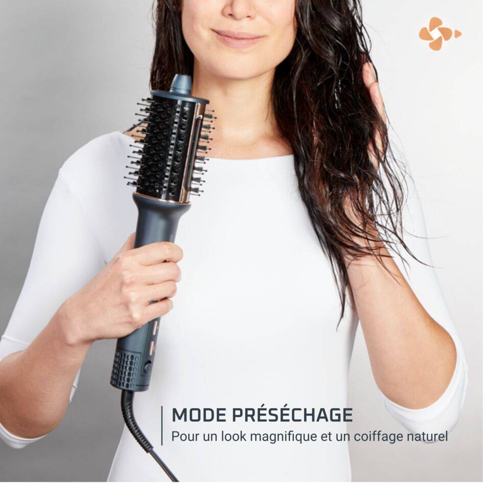 Air Brush 3D UB9720 Brosse soufflante - Coiffage 3-en-1 - 3 vitesses/températures