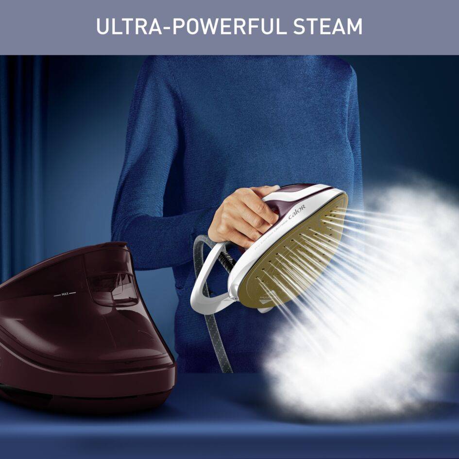 RECONDITIONNE - Pro express Ultimate II GV9721C0 Centrale vapeur 7,9 bars - Débit de vapeur 170 g/min - Pressing 600 g/min