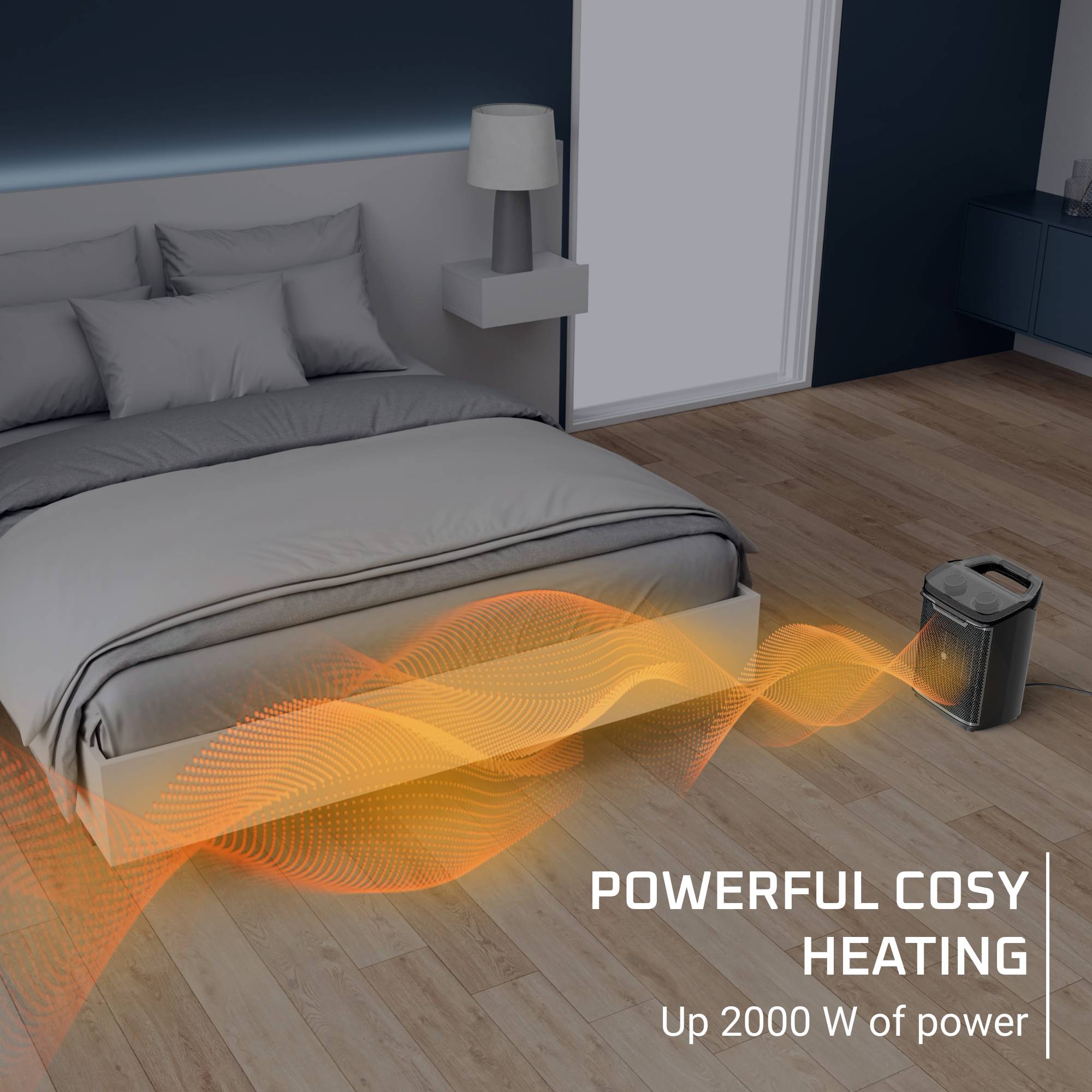 Intense Comfort + Aqua SO9350F0 Elektrische verwarming voor badkamer - 2 000W