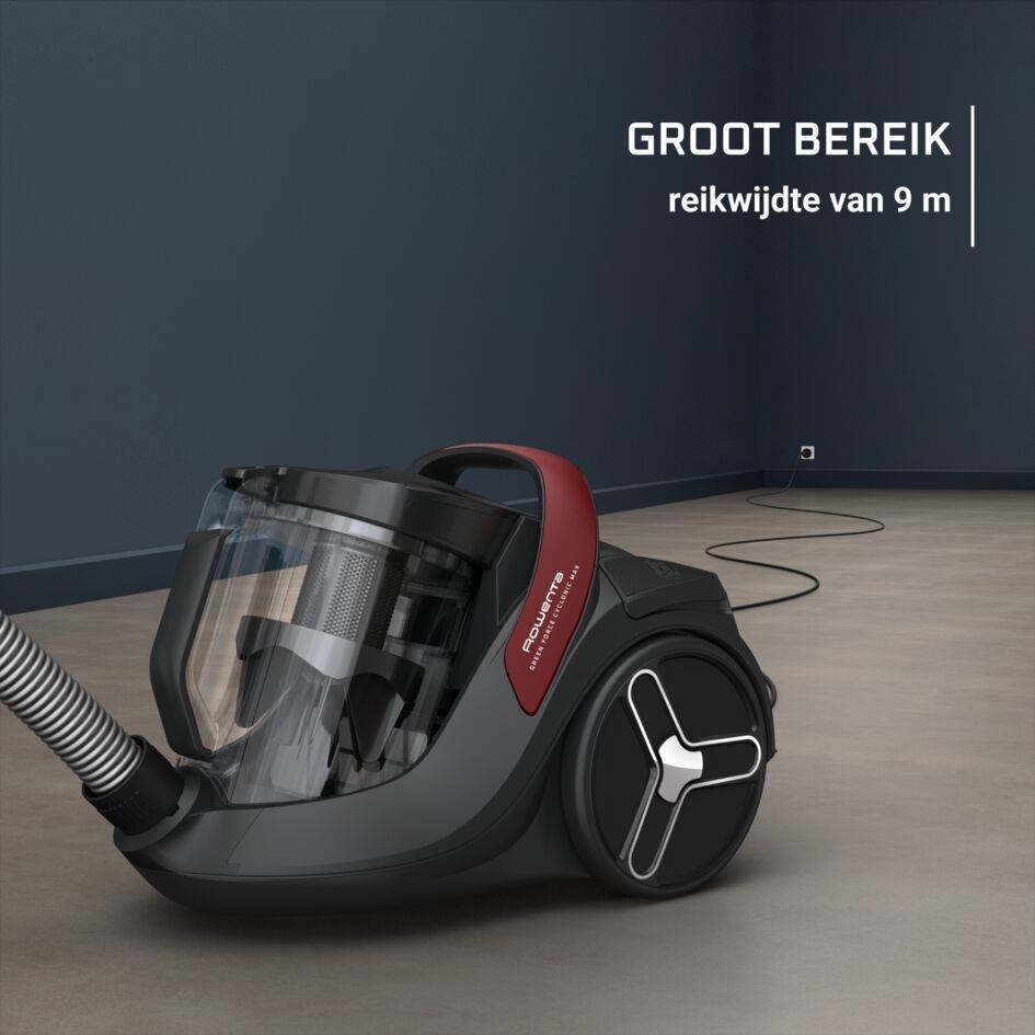 Green Force Cyclonic Max stofzuiger zonder zak RO7B11EA Rowenta