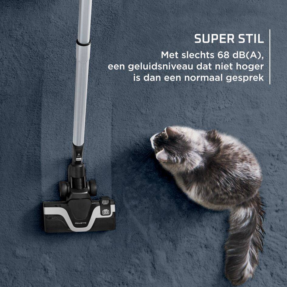 GEREVISEERD - Green Force EffiTech+ RO7C66 Stofzuiger zonder zak - 500W - Stil: 66dB - Parketborstel + Mini turboborstel