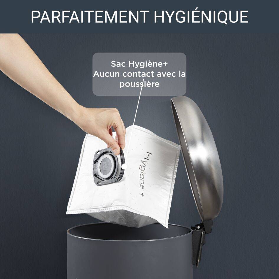 Compact Power RO3953 Aspirateur avec sac - 750W - 79dB - Brosse parquet