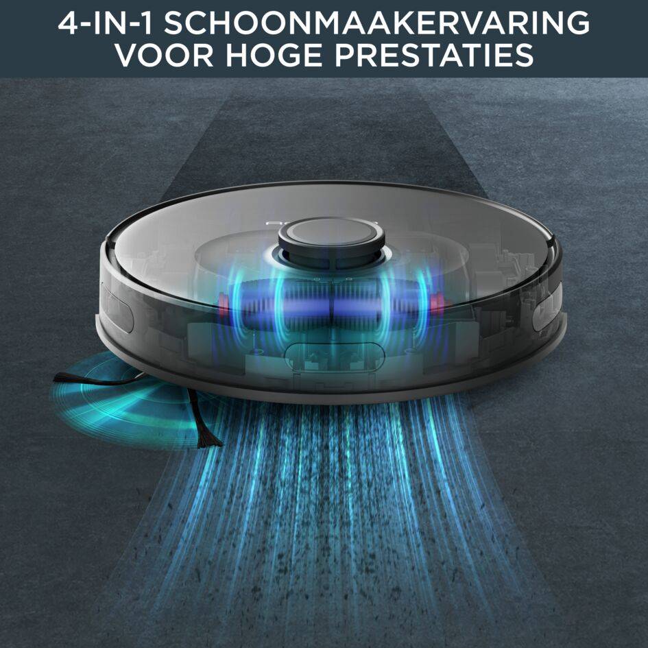 X-Plorer Serie&nbsp;75S+ RR8585 Robotstofzuiger met automatisch leegstation - 2.700Pa - Technologie: Camera + Laser