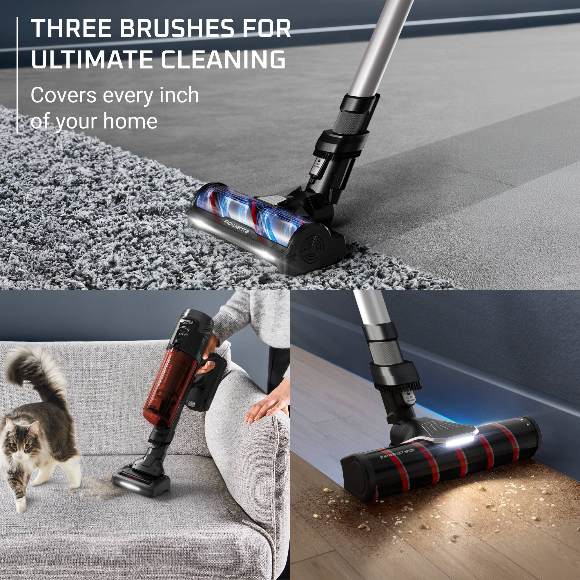 X-Force Flex 13.60 Complete RH9A93E0 Steelstofzuiger - 150 AirWatts - 60 min autonomie - Huisdiermodel