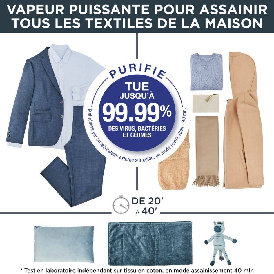 Care For You YR3040 Défroisseur vapeur automatique - 3100W + accessoires