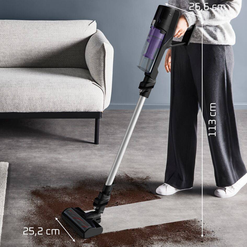 X-PERT 5.80 RH5A31E0 Steelstofzuiger – 25 AirWatt – 40 min autonomie – 0,25L