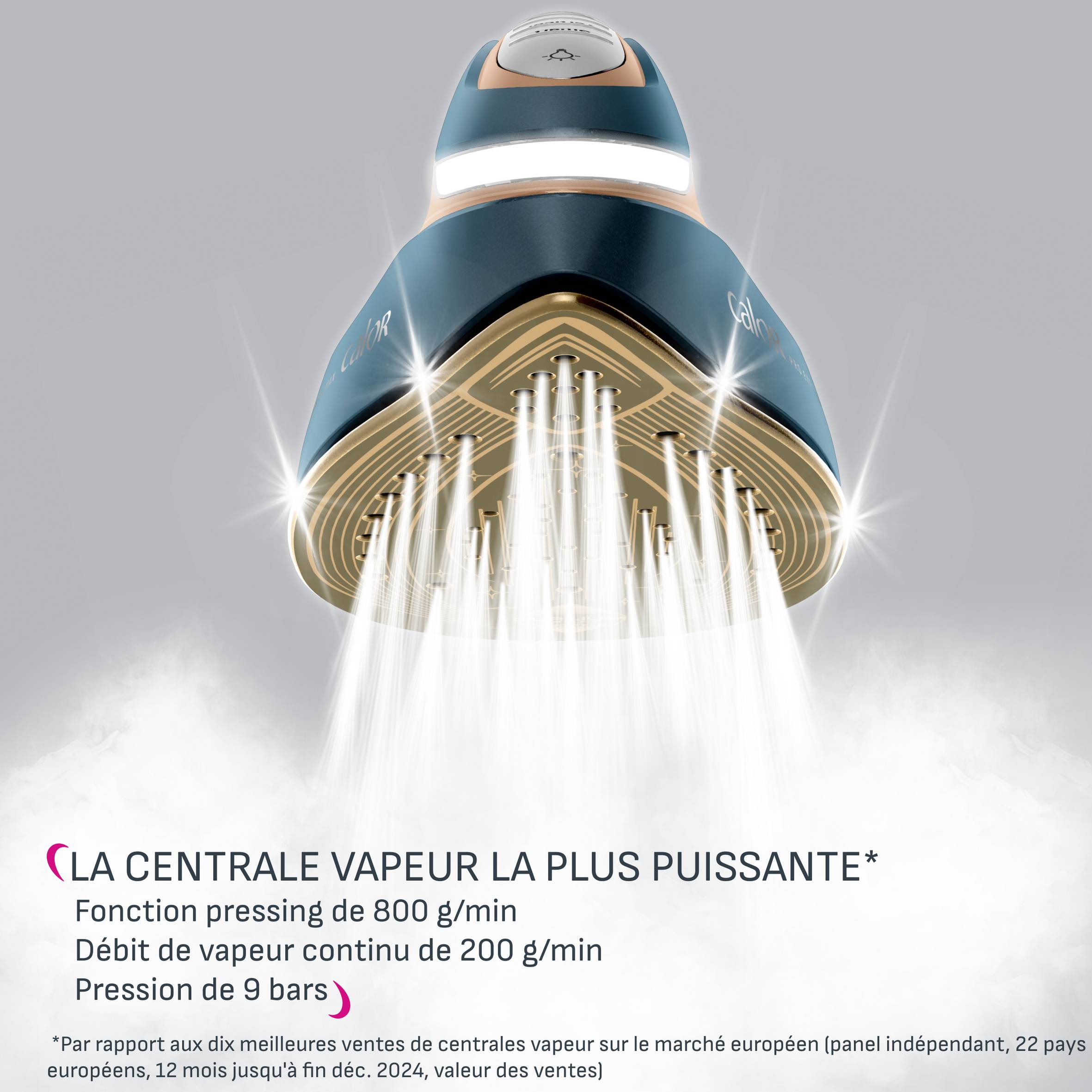 Pro Express Vision Max GV9920C0 Centrale vapeur - 9 bars - 800 g/min - 5 préréglages